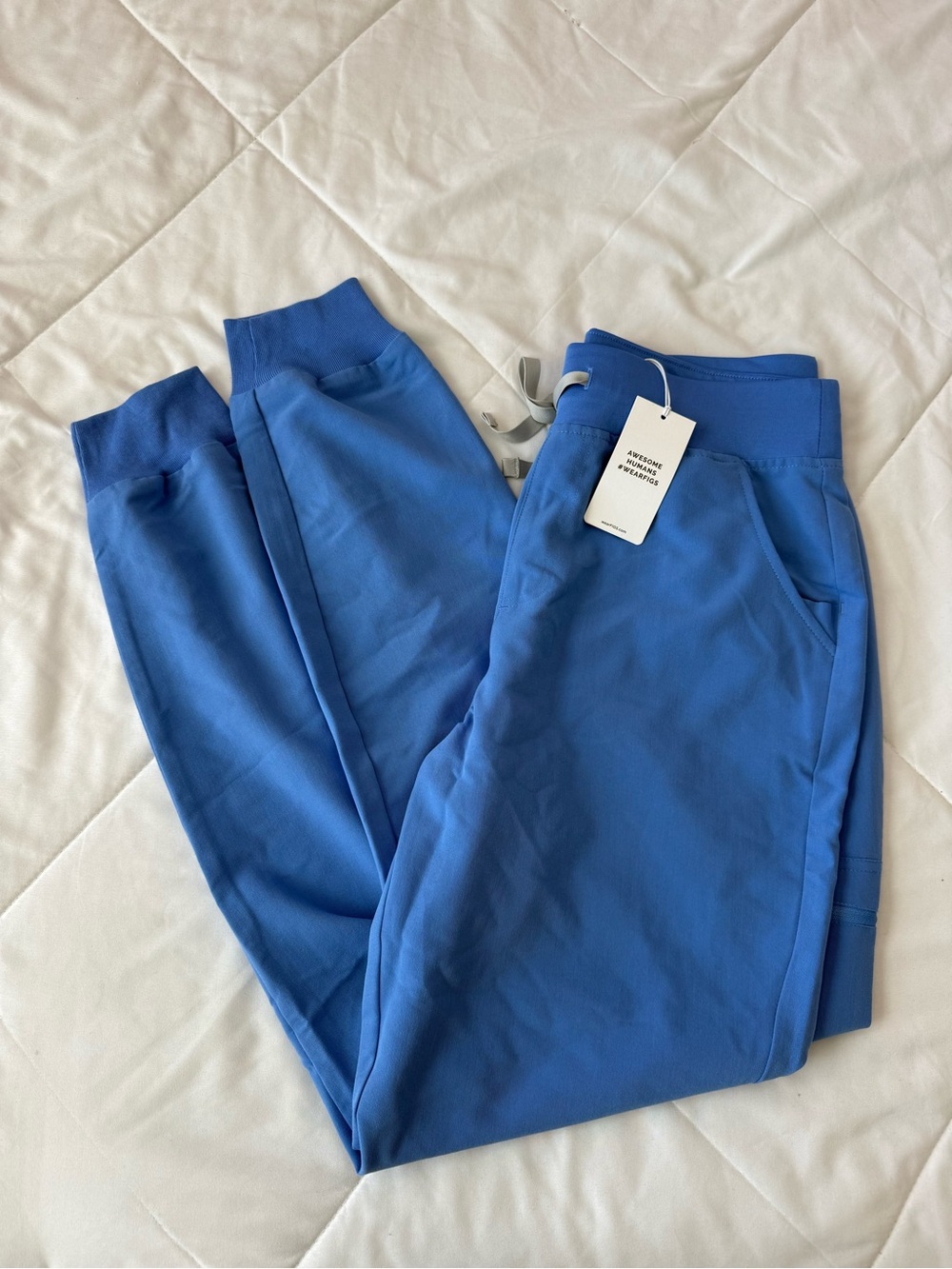 NWT Figs Royal Blue Jogger Sweatpants